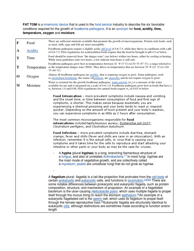 Example Of Fat Tom In Cooking Terms