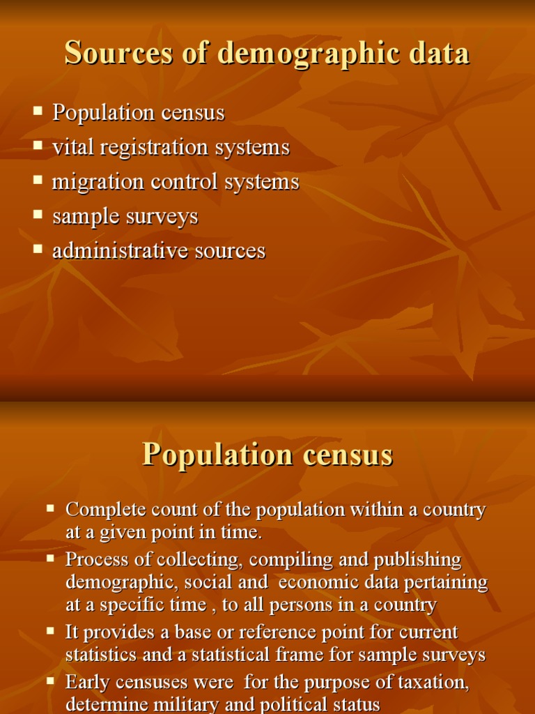 Which Of The Following Is An Example Of A Census