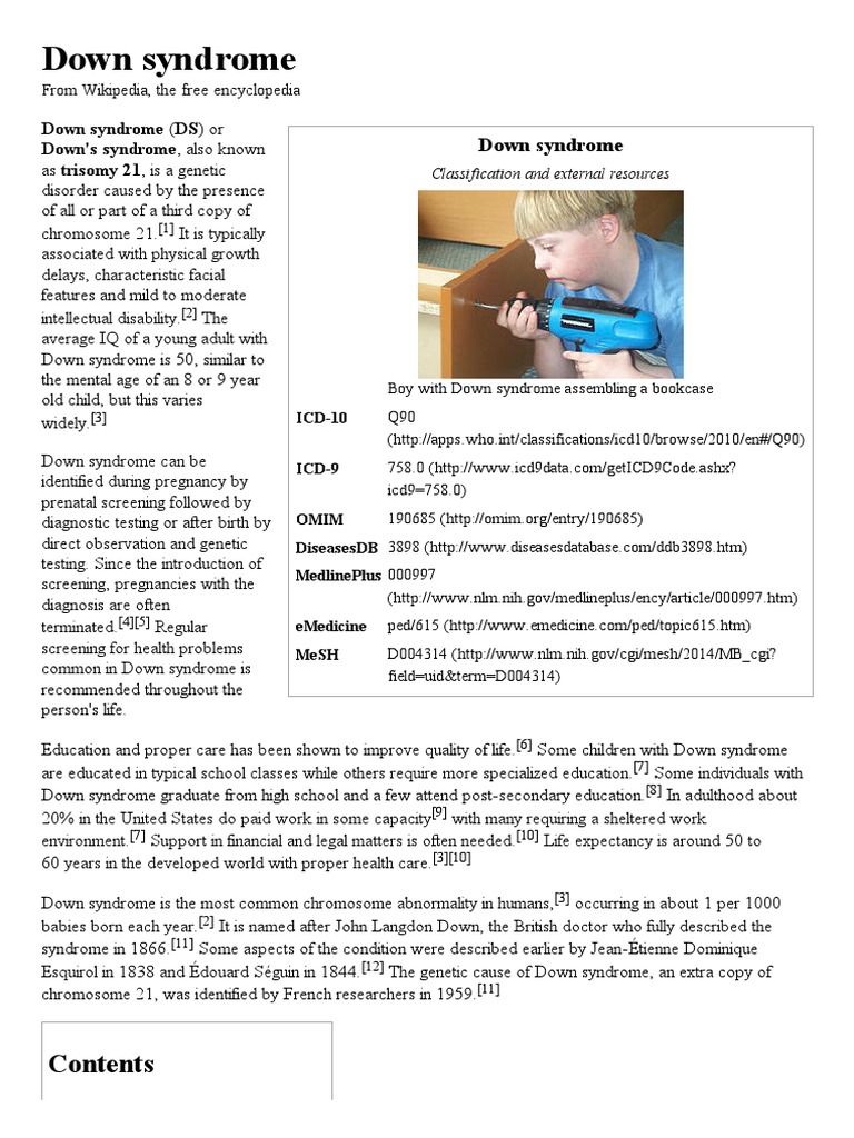 Down’s Syndrome Is Not An Example Of An Eponym