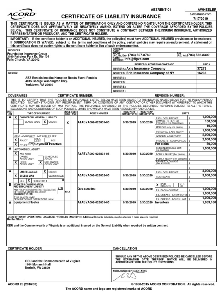 An Example Of An Individual Financial Coi