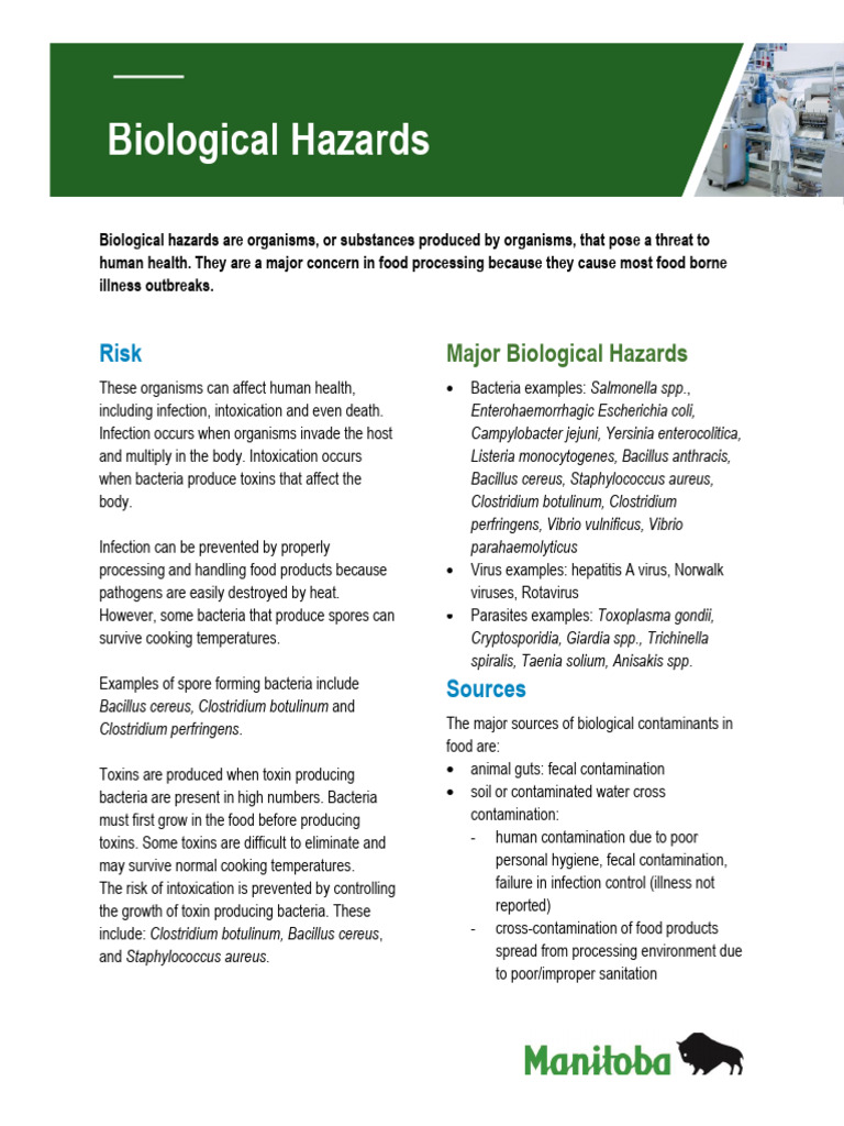 What Is An Example Of A Biological Hazard