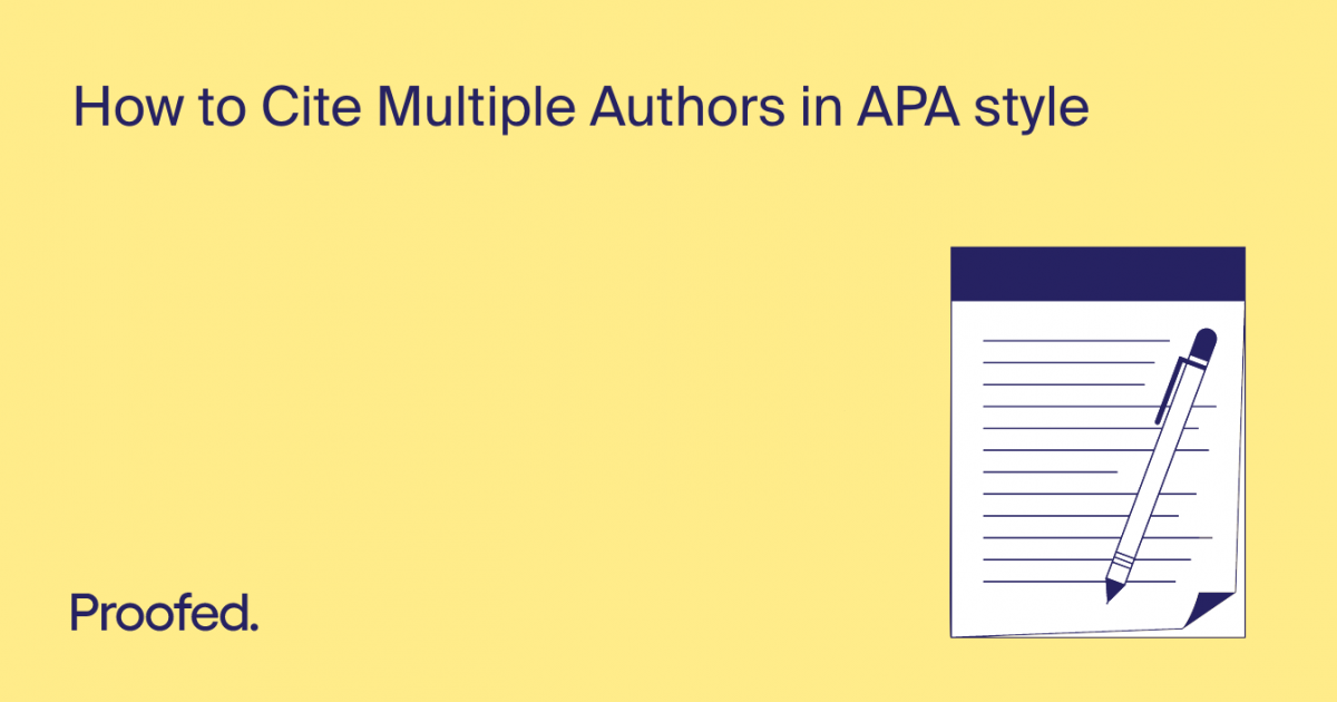 Example Of Apa Citation With Two Authors