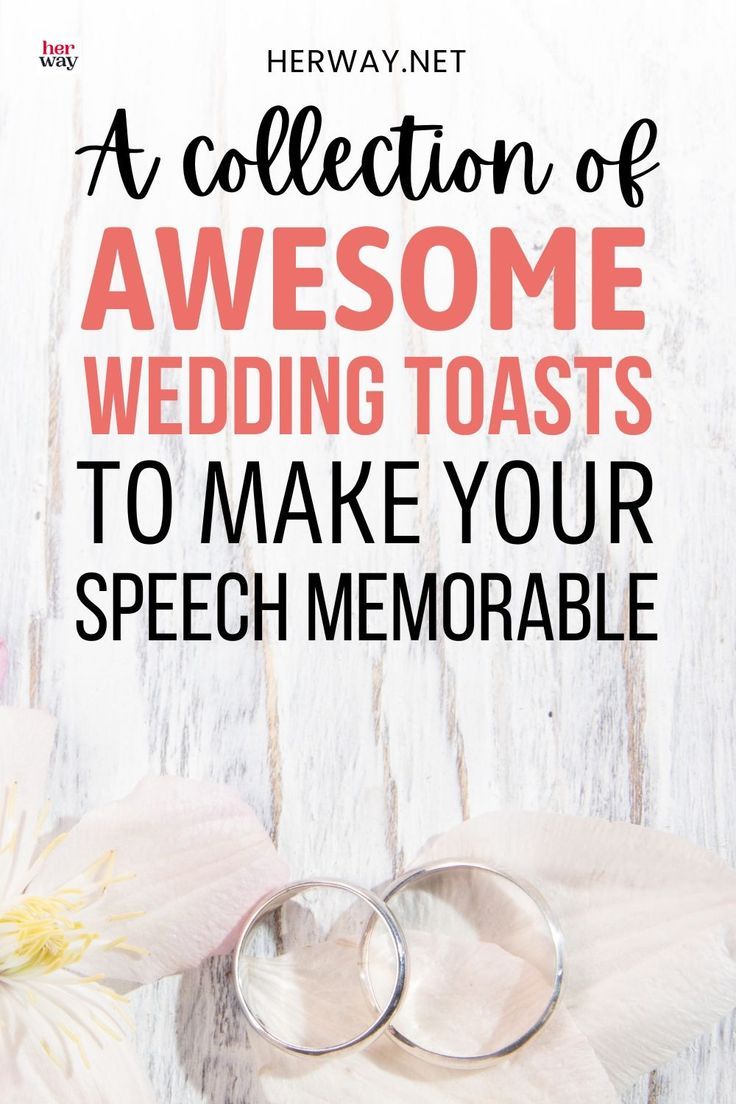 Example Of A Toast At A Wedding