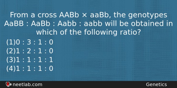 Aabb Ccdd Is An Example Of