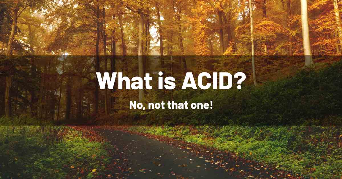 Acid Is An Example Of