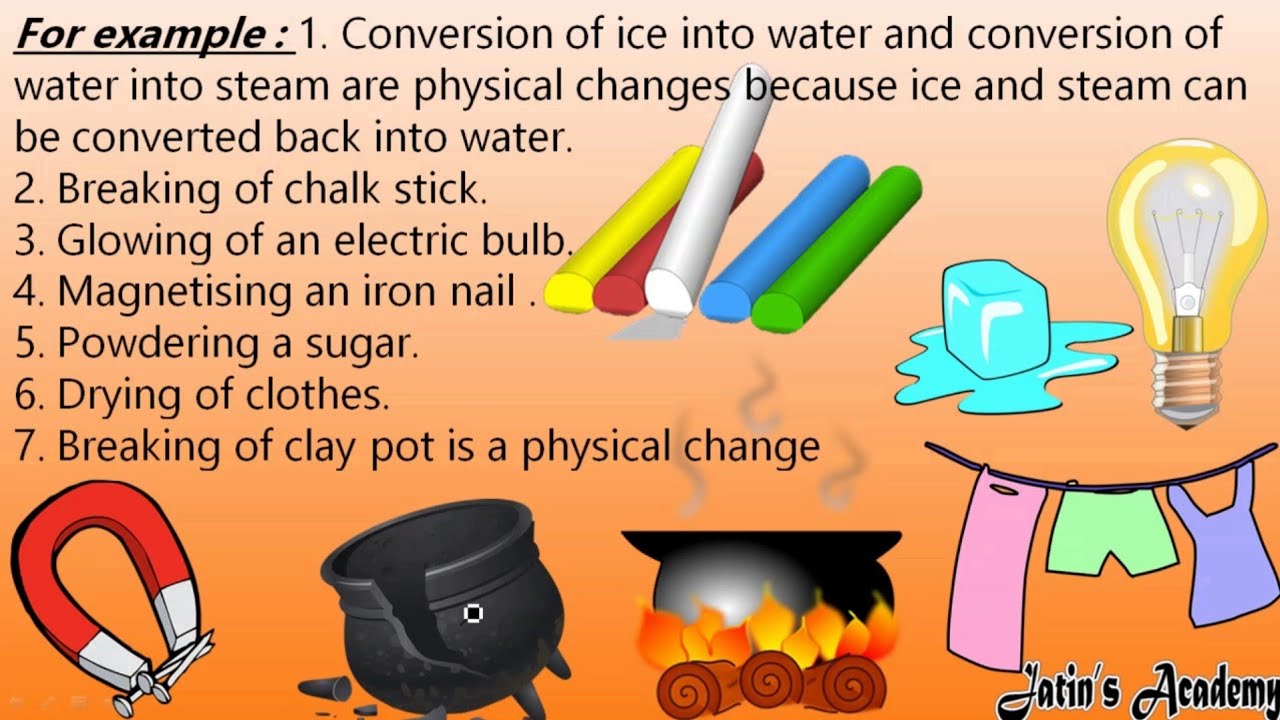 What Is An Example Of A Physical Change