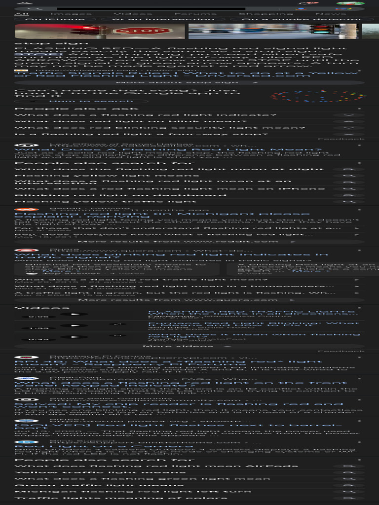 What Does a Flashing Red Light at an Intersection Mean?