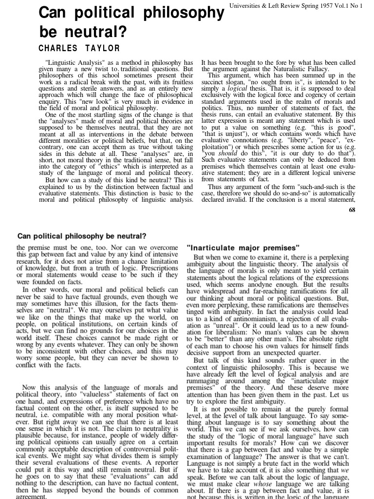 What Did Charles Taylor Mean by Cross Pressure? Philosophy Explained