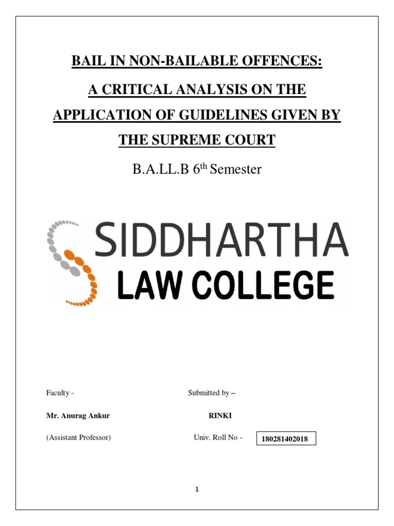 What Does Unsecured Bail Mean? Legal Terms Explained