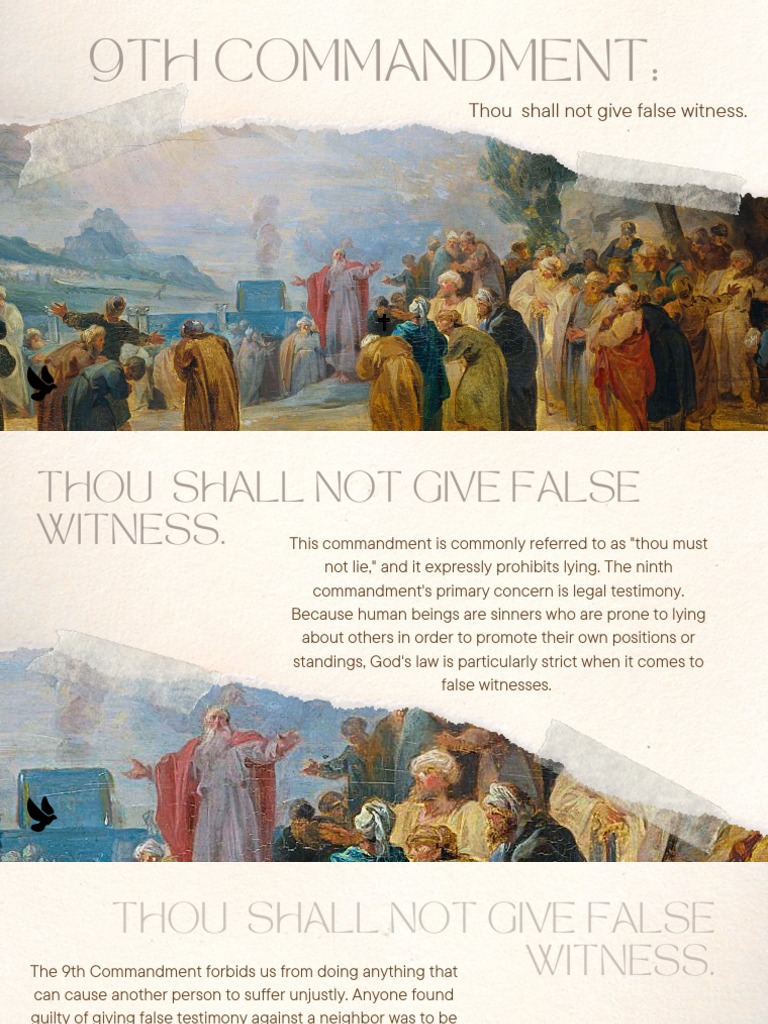 What Does the 9th Commandment Mean? Biblical Truth Explained