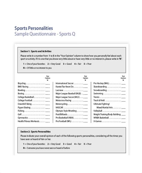 What Do Men’s Soccer Questionnaires Mean? Forms and Metrics Decoded