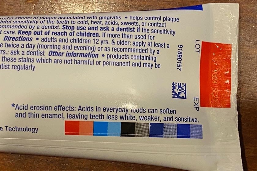 What Do the Colors on Toothpaste Really Mean?
