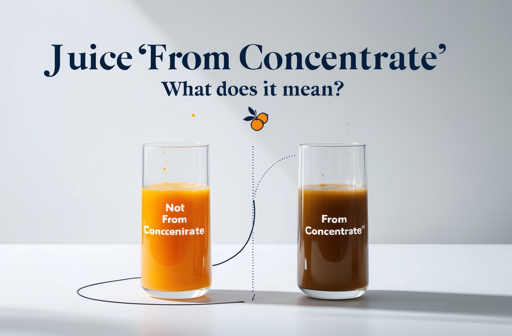 What Does Not From Concentrate Mean on Juice Labels?